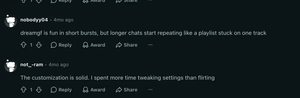 dreamgf reddit review pt.2