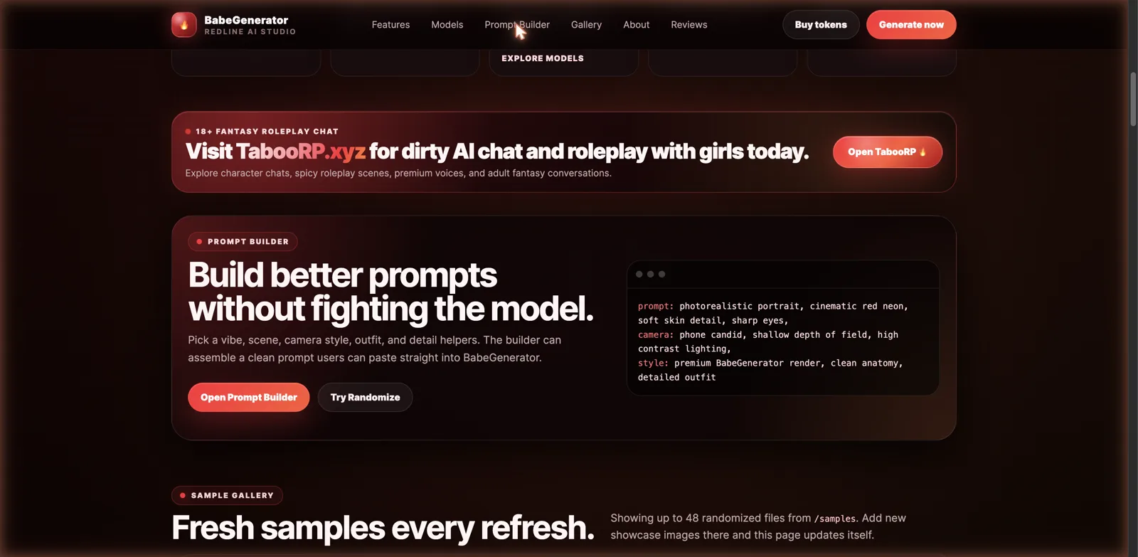 BabeGenerator prompt builder