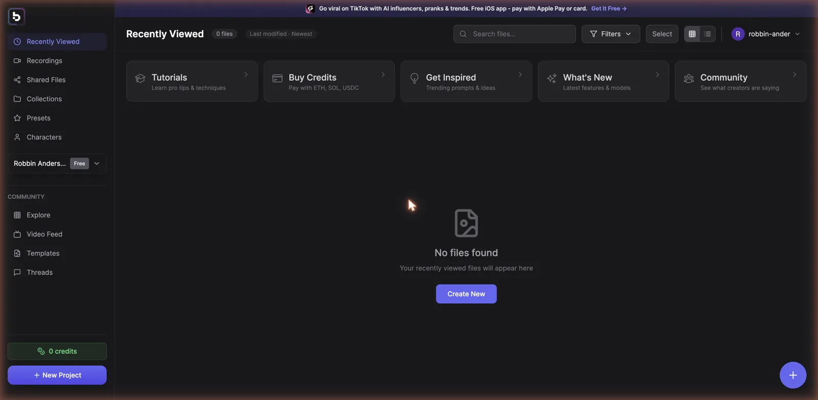 BasedLabs workspace with boards, collections, presets and characters in the sidebar
