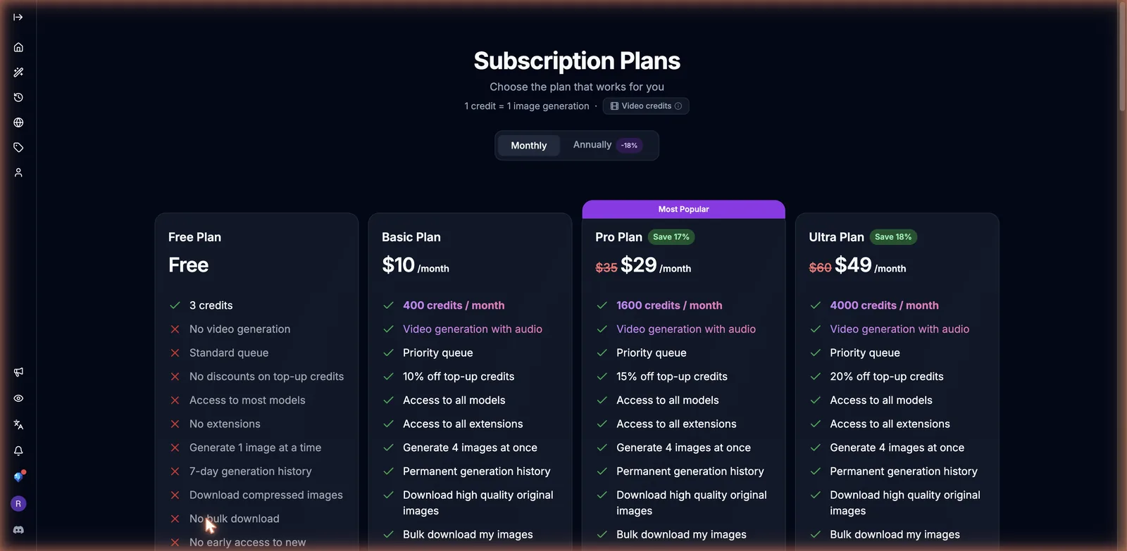 BetterWaifu pricing screenshot